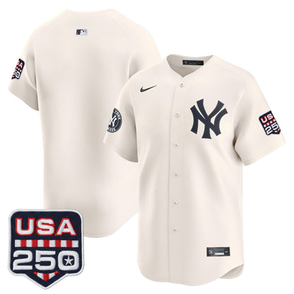 Men's New York Yankees USA 250 Fourth of July Vapor Premier Limited Jersey - All Stitched