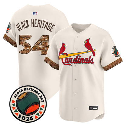 St. Louis Cardinals 2026 Black Heritage Day Vapor Premier Limited Jersey - Stitched