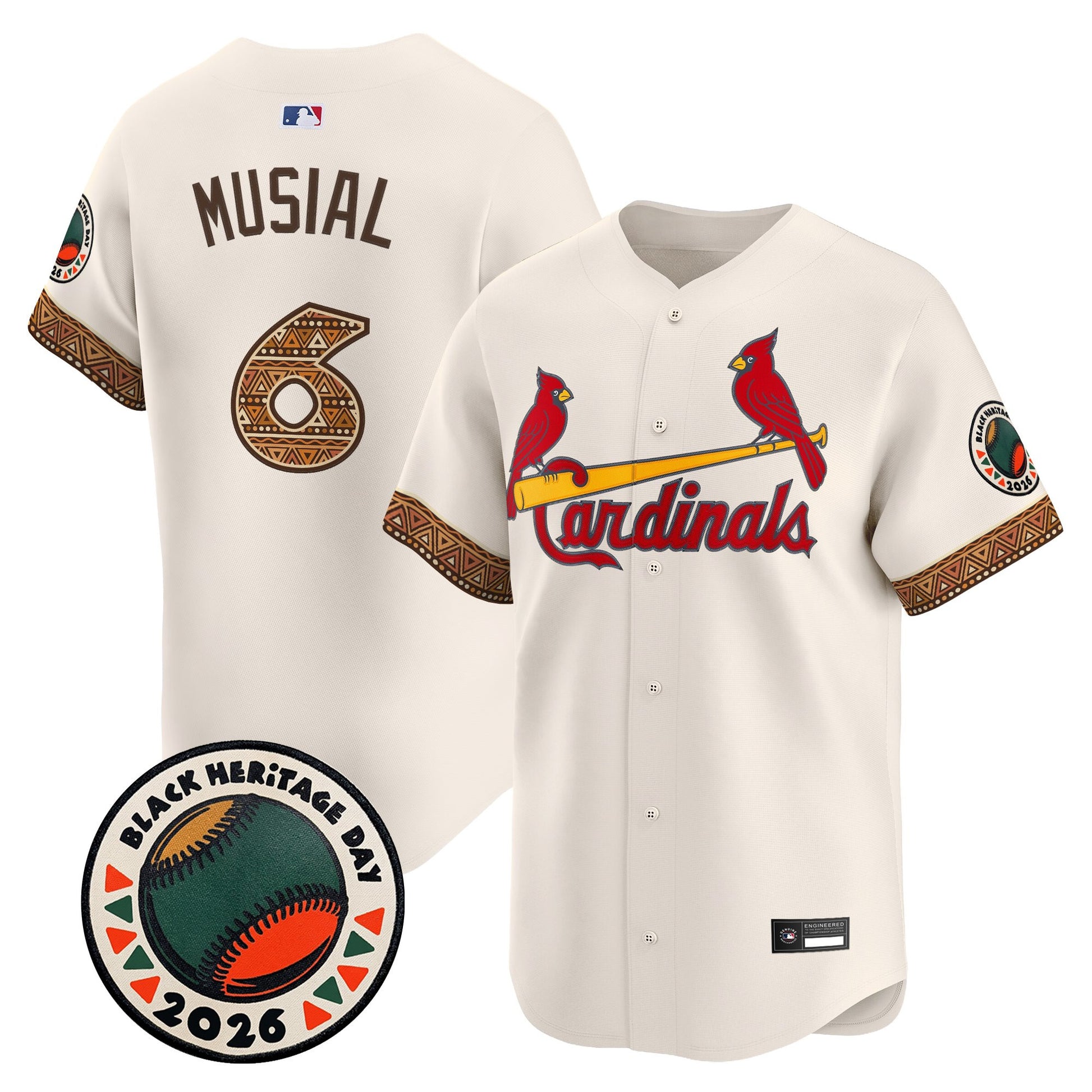 St. Louis Cardinals 2026 Black Heritage Day Vapor Premier Limited Jersey - Stitched