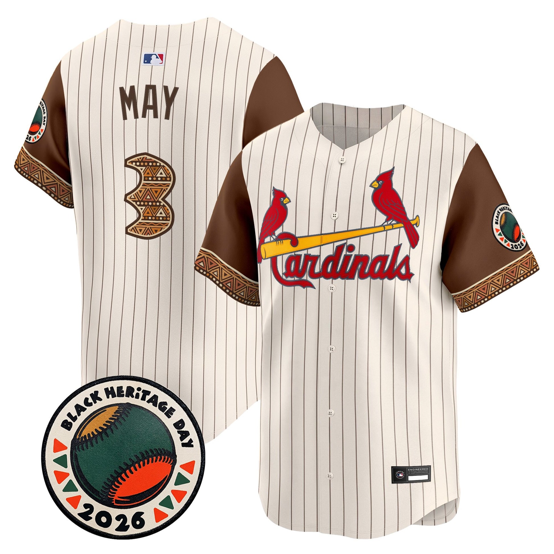 St. Louis Cardinals 2026 Black Heritage Day Vapor Premier Limited Jersey - Stitched