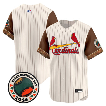 St. Louis Cardinals 2026 Black Heritage Day Vapor Premier Limited Jersey - Stitched