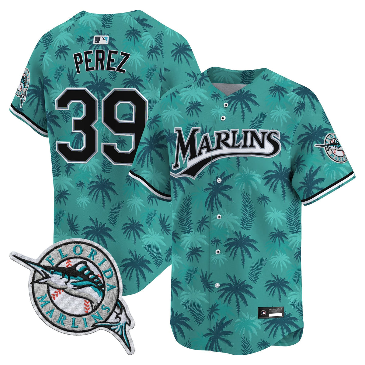 Miami Marlins GTA Vice City Vapor Premier Limited Jersey - Stitched