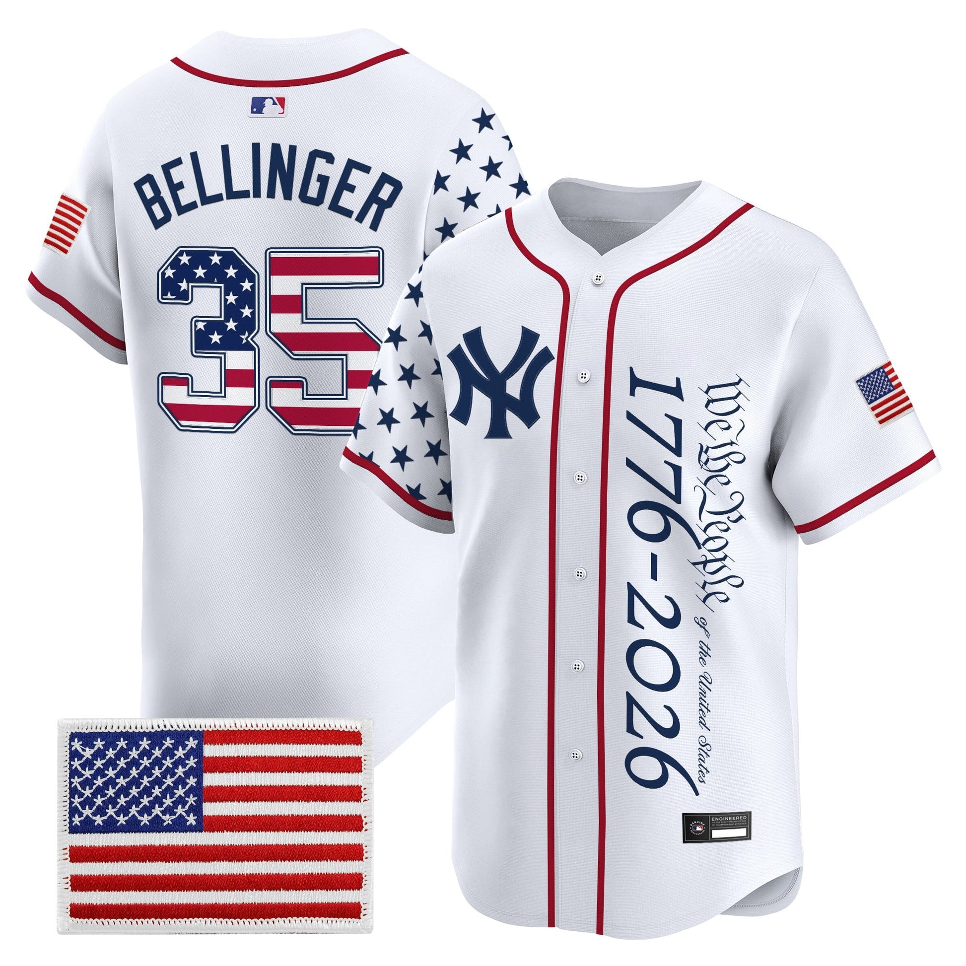 Men's Yankees "America 250 Edition" Vapor Premier Limited Jersey V3 - All Stitched