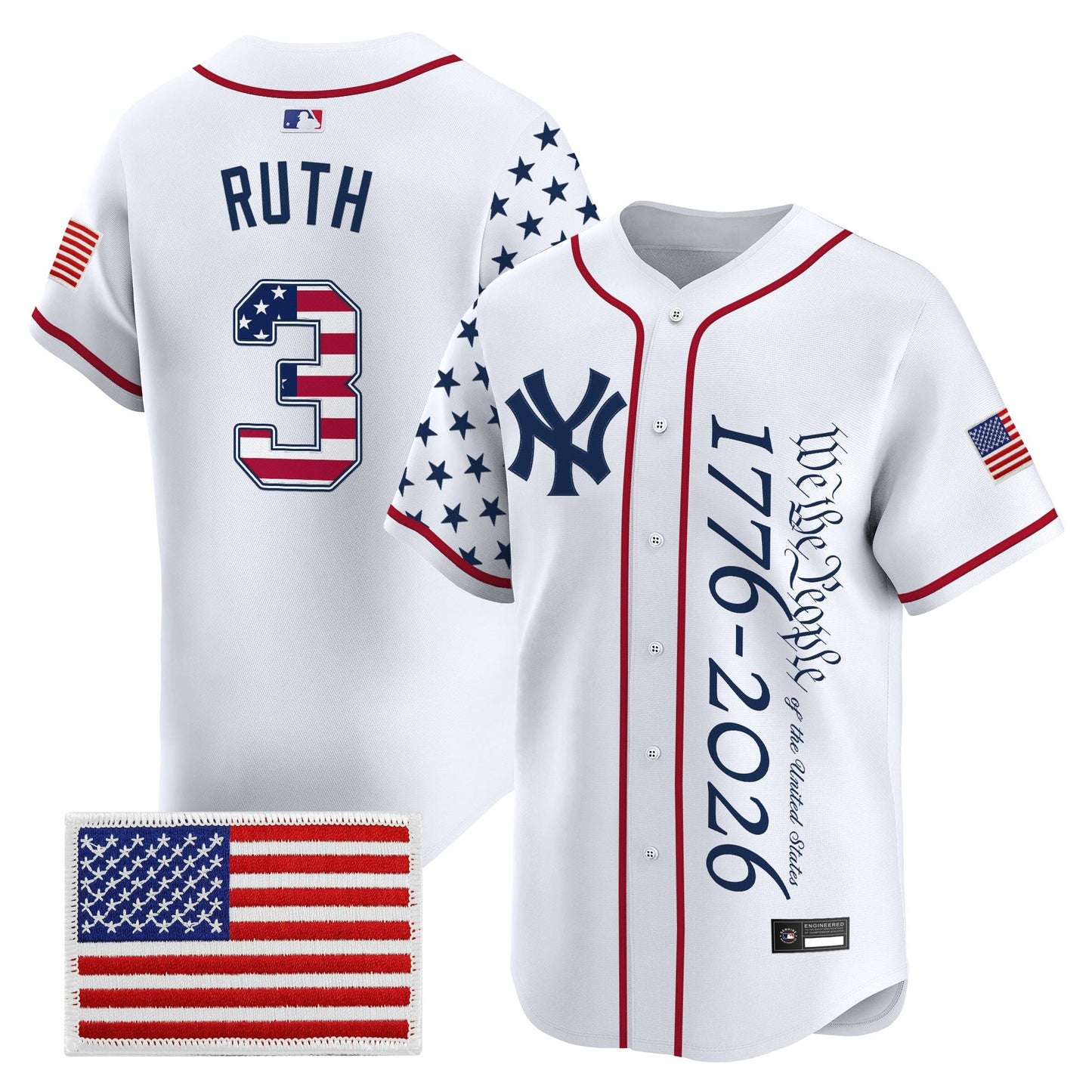 Men's Yankees "America 250 Edition" Vapor Premier Limited Jersey V3 - All Stitched