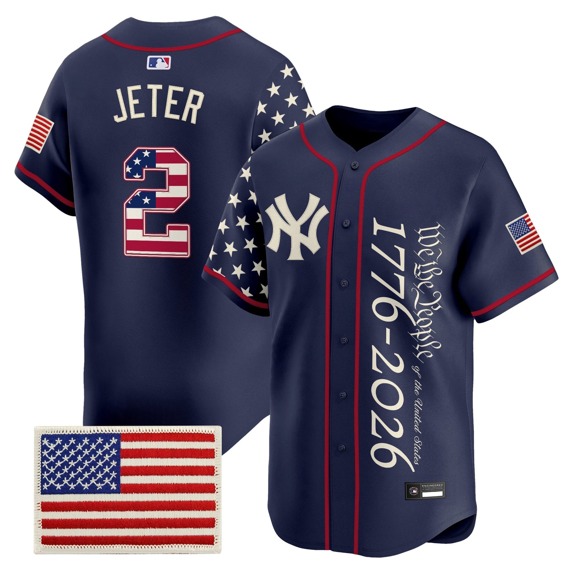 Men's Yankees "America 250 Edition" Vapor Premier Limited Jersey V3 - All Stitched
