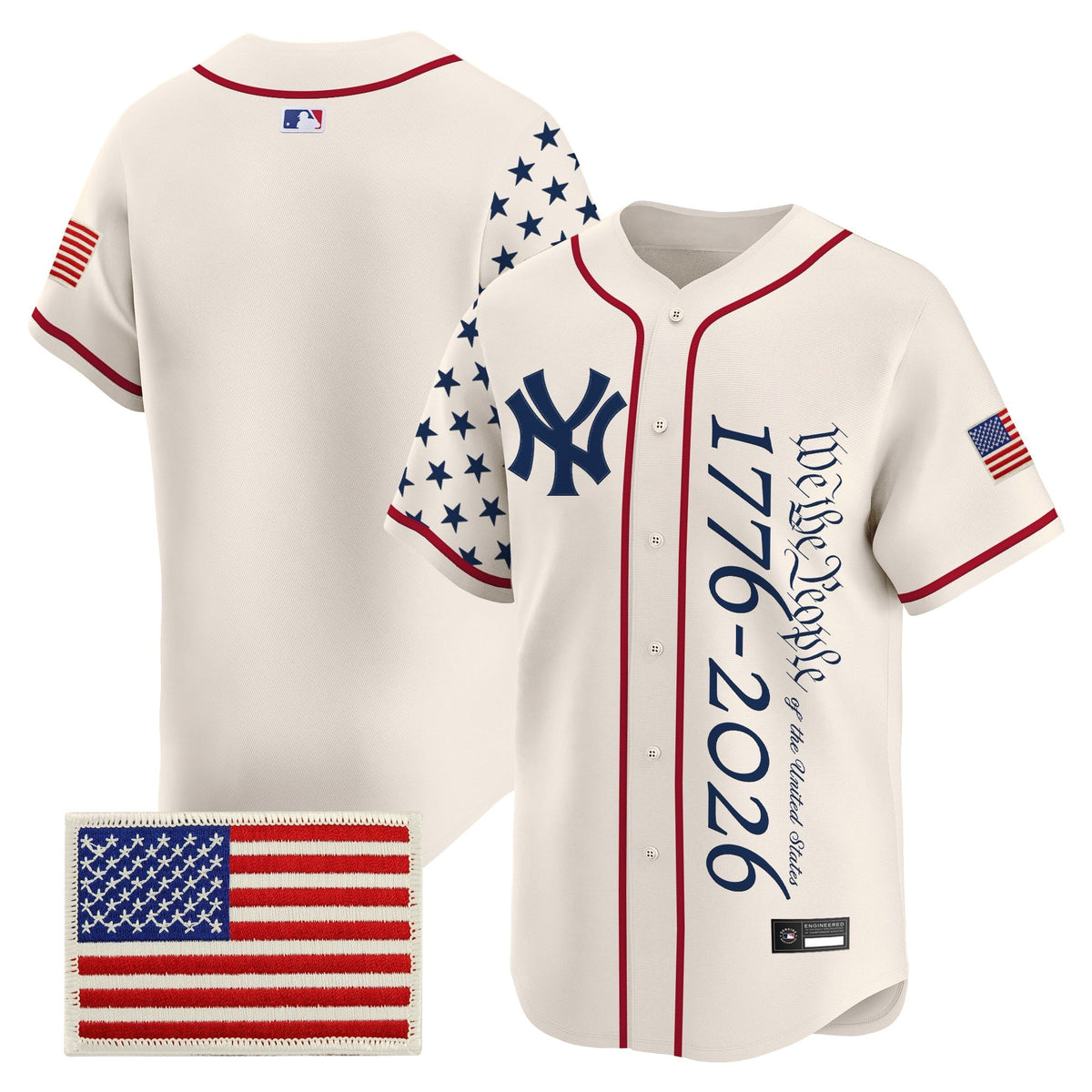 Men's Yankees "America 250 Edition" Vapor Premier Limited Jersey V3 - All Stitched
