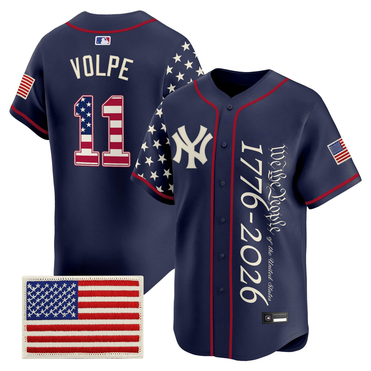 Men's Yankees "America 250 Edition" Vapor Premier Limited Jersey V3 - All Stitched