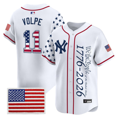 Men's Yankees "America 250 Edition" Vapor Premier Limited Jersey V3 - All Stitched