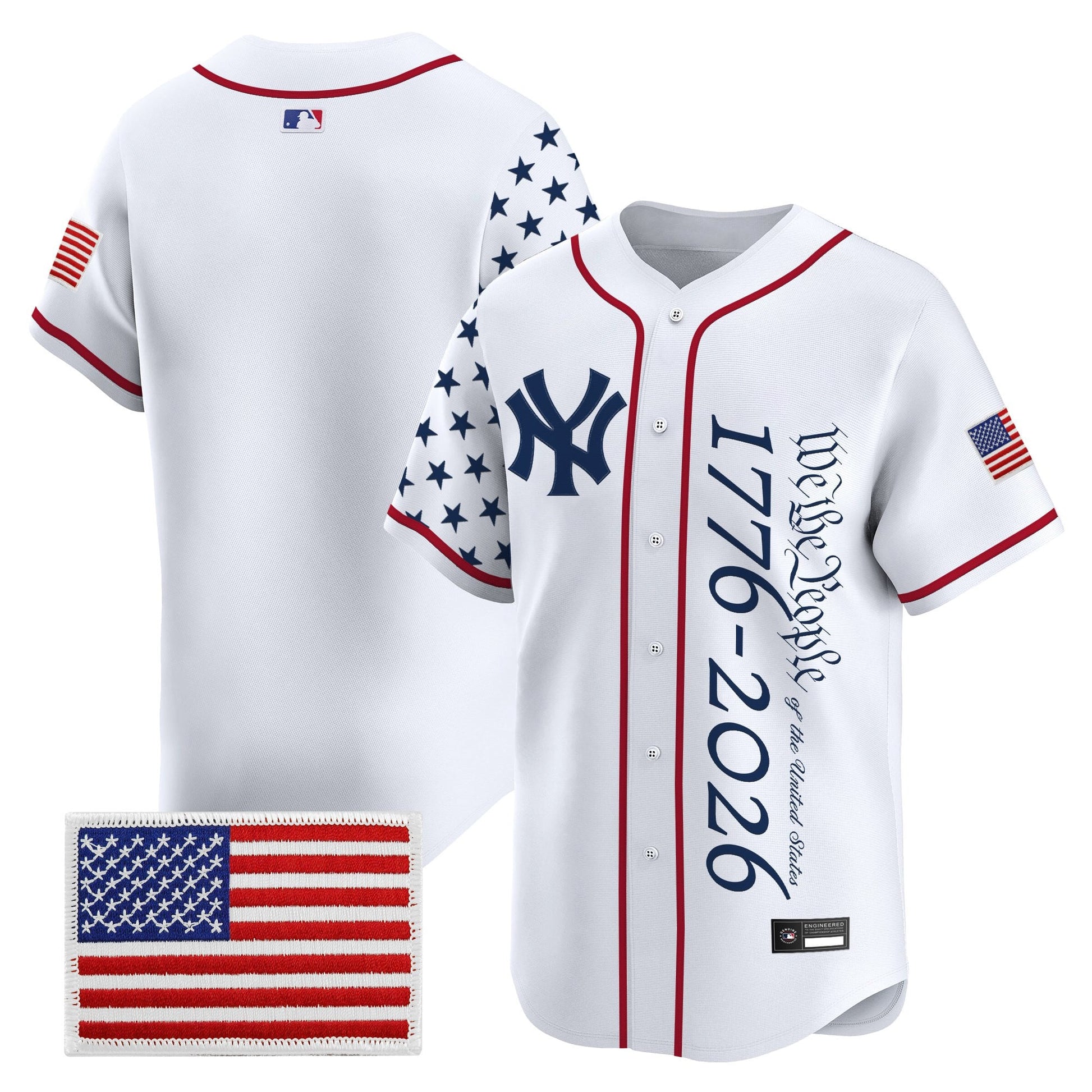 Men's Yankees "America 250 Edition" Vapor Premier Limited Jersey V3 - All Stitched