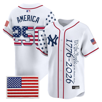 Men's Yankees "America 250 Edition" Vapor Premier Limited Jersey V3 - All Stitched