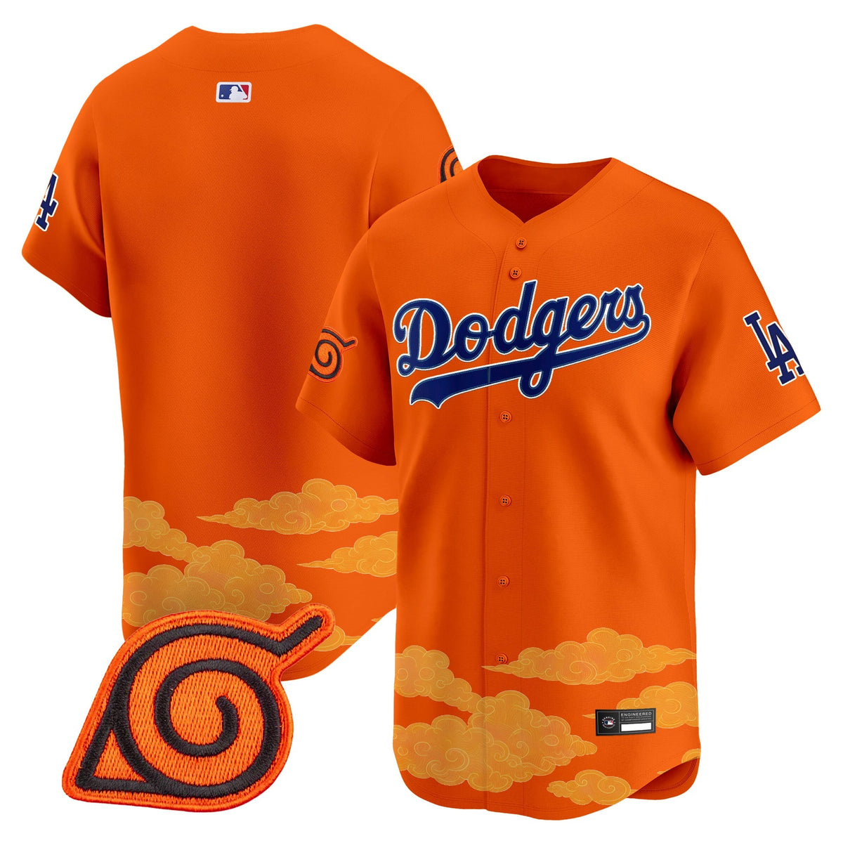 Los Angeles Dodgers x Naruto Vapor Premier Limited Jersey - Stitched