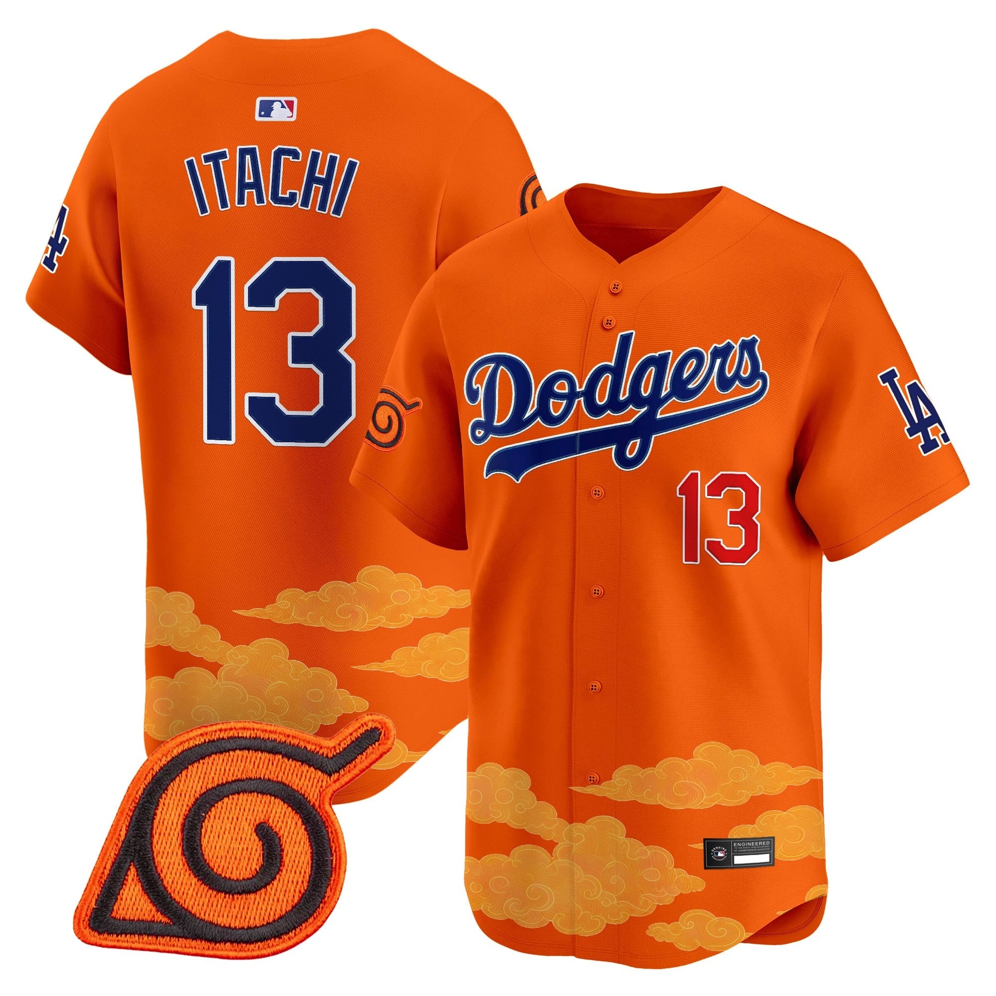 Los Angeles Dodgers x Naruto Vapor Premier Limited Jersey - Stitched