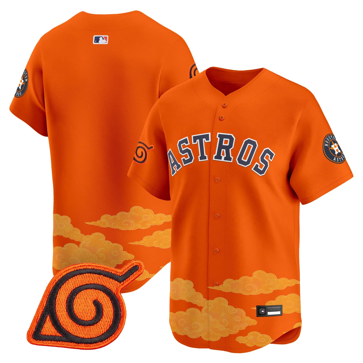 Houston Astros x Naruto Vapor Premier Limited Jersey - Stitched