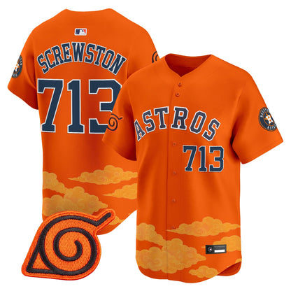 Houston Astros x Naruto Vapor Premier Limited Jersey - Stitched
