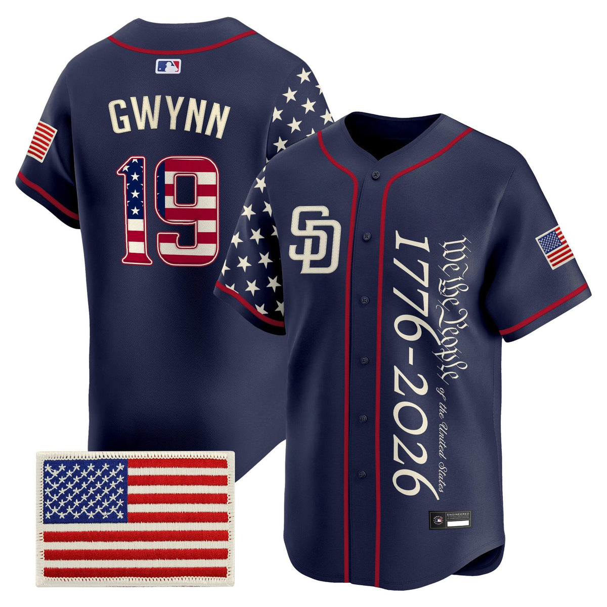 Men's San Diego Padres "America250 Edition" Vapor Premier Limited Jersey V2 - All Stitched