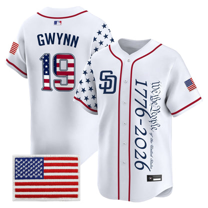 Men's San Diego Padres "America250 Edition" Vapor Premier Limited Jersey V2 - All Stitched