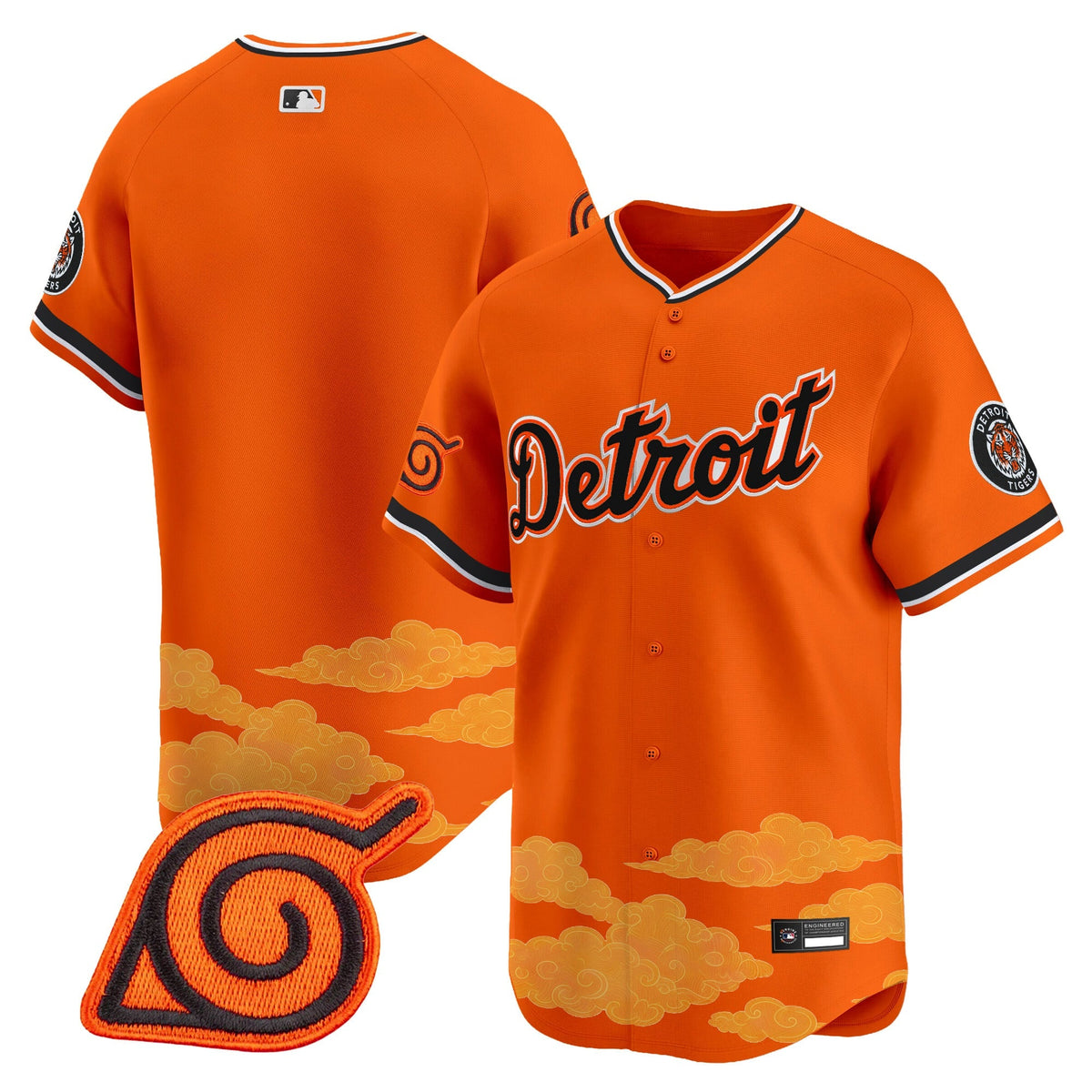Detroit Tigers x Naruto Vapor Premier Limited Jersey - Stitched