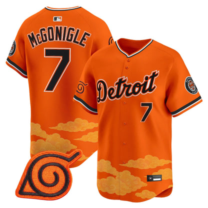 Detroit Tigers x Naruto Vapor Premier Limited Jersey - Stitched