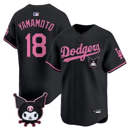 Los Angeles Dodgers x Kuromi Vapor Premier Limited Jersey - All Stitched