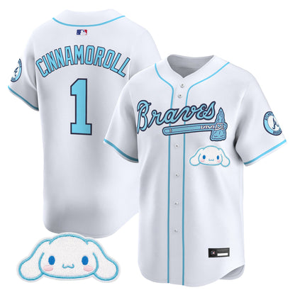 Atlanta Braves x Sanrio Friends Vapor Premier Limited Jersey - All Stitched