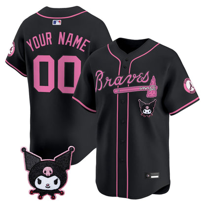 Atlanta Braves x Sanrio Friends Vapor Premier Limited Custom Jersey - All Stitched