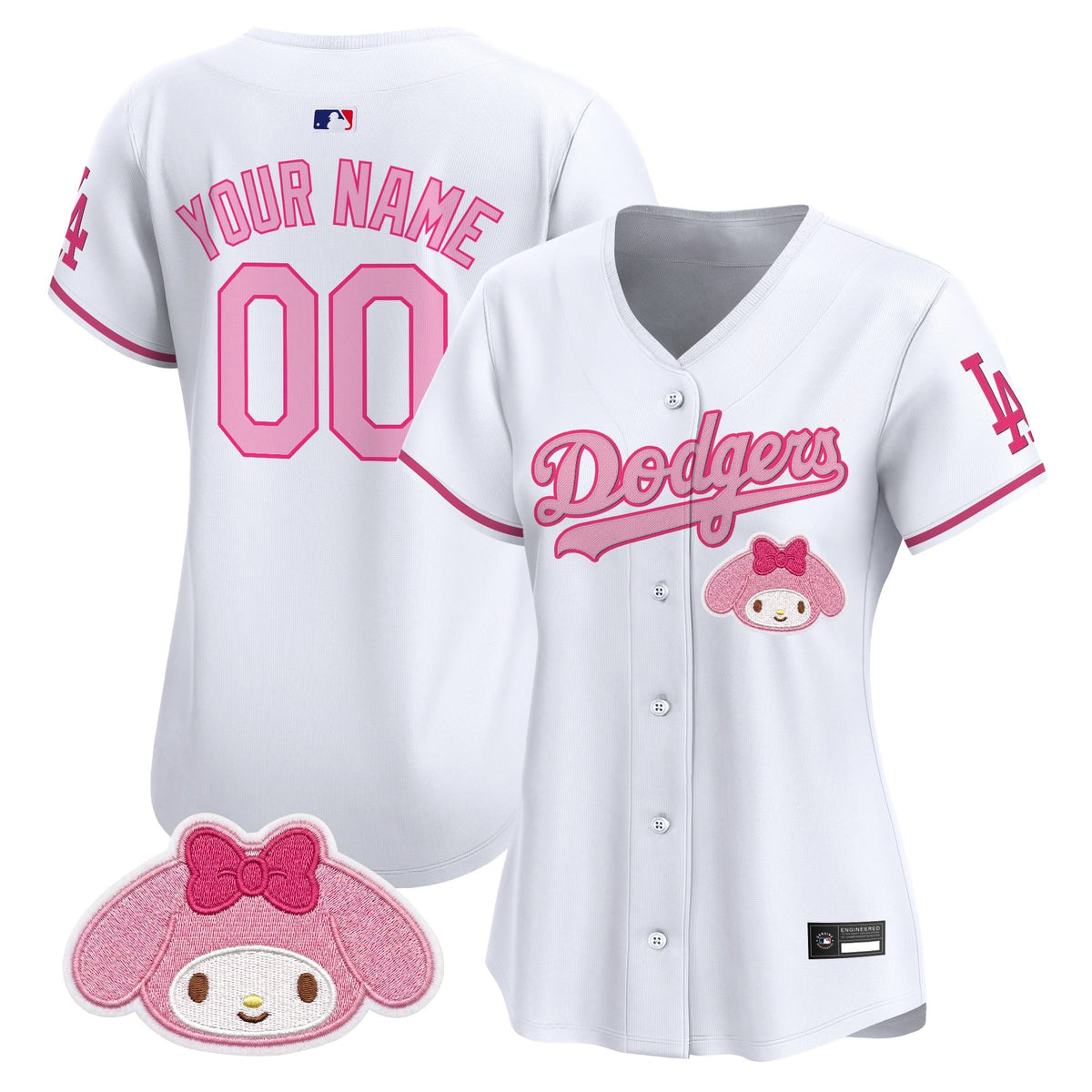 Los Angeles Dodgers x Sanrio Friends Vapor Premier Limited Custom Jersey - All Stitched