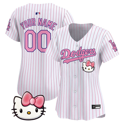 Los Angeles Dodgers x Sanrio Friends Vapor Premier Limited Custom Jersey - All Stitched