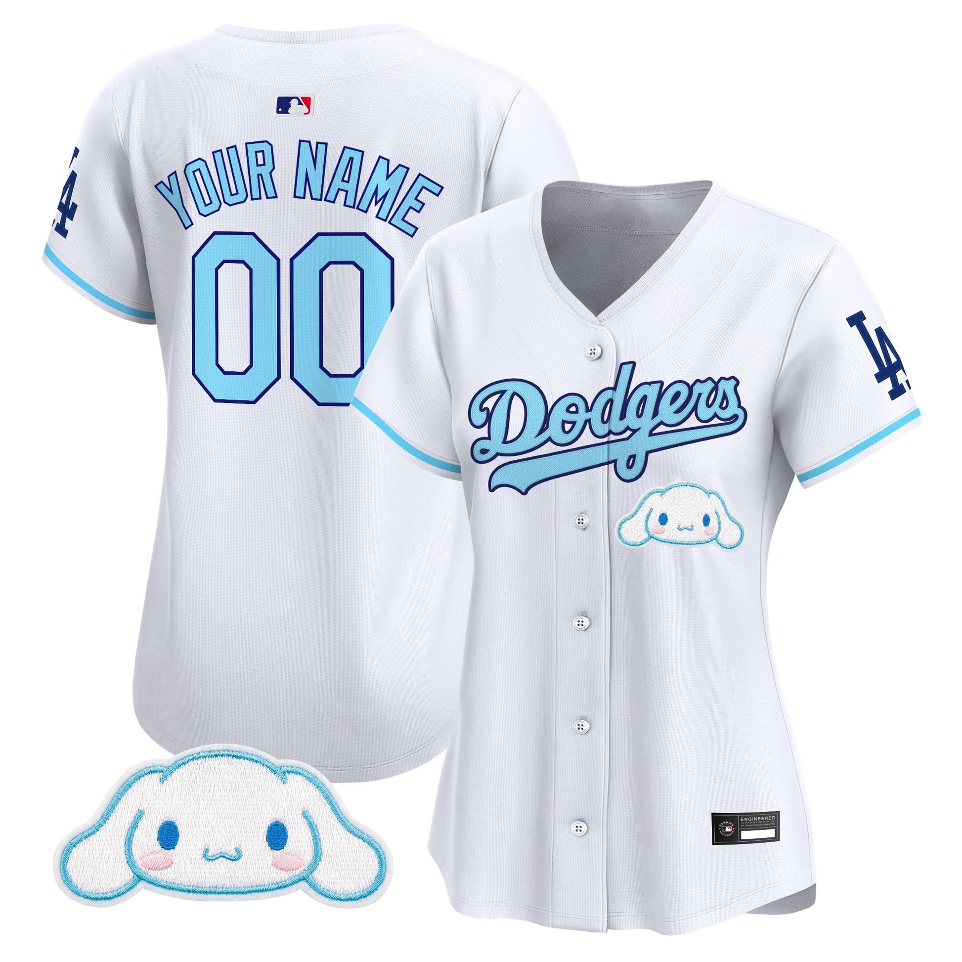 Los Angeles Dodgers x Sanrio Friends Vapor Premier Limited Custom Jersey - All Stitched