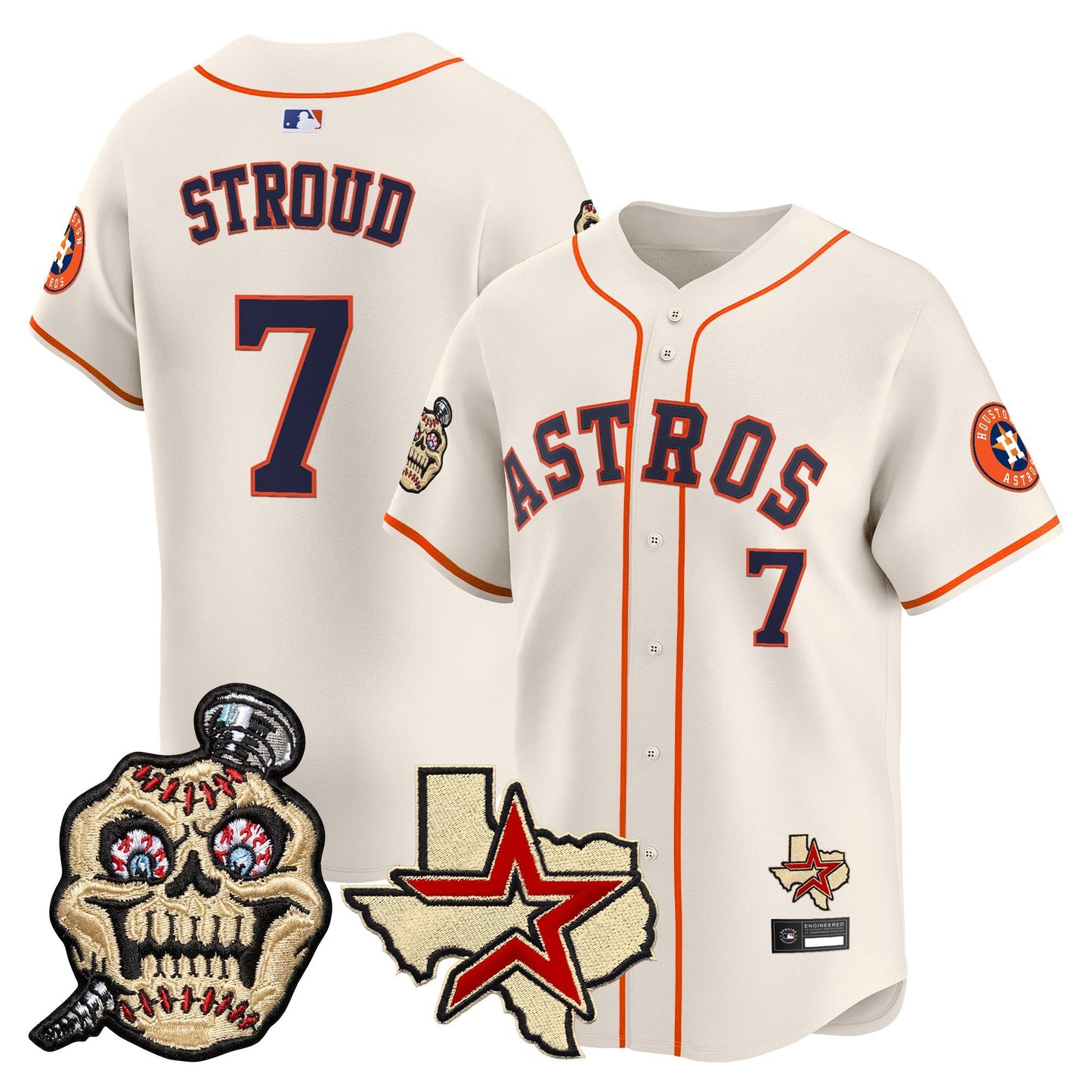 Houston Astros Screwed Up Click Vapor Premier Limited Jersey - All Stitched