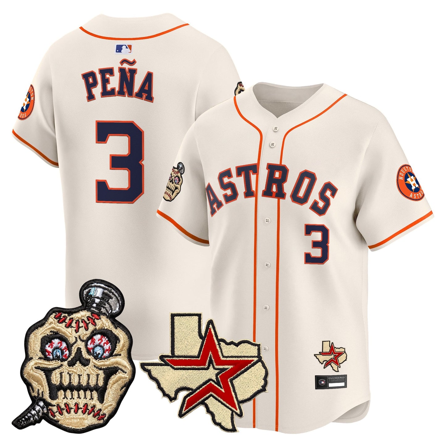 Houston Astros Screwed Up Click Vapor Premier Limited Jersey - All Stitched