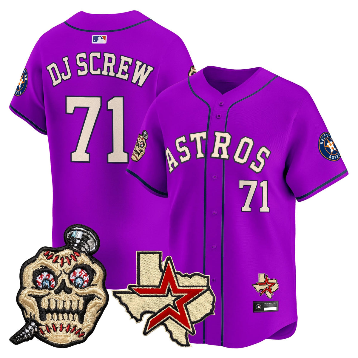 Houston Astros Screwed Up Click Vapor Premier Limited Jersey - All Stitched