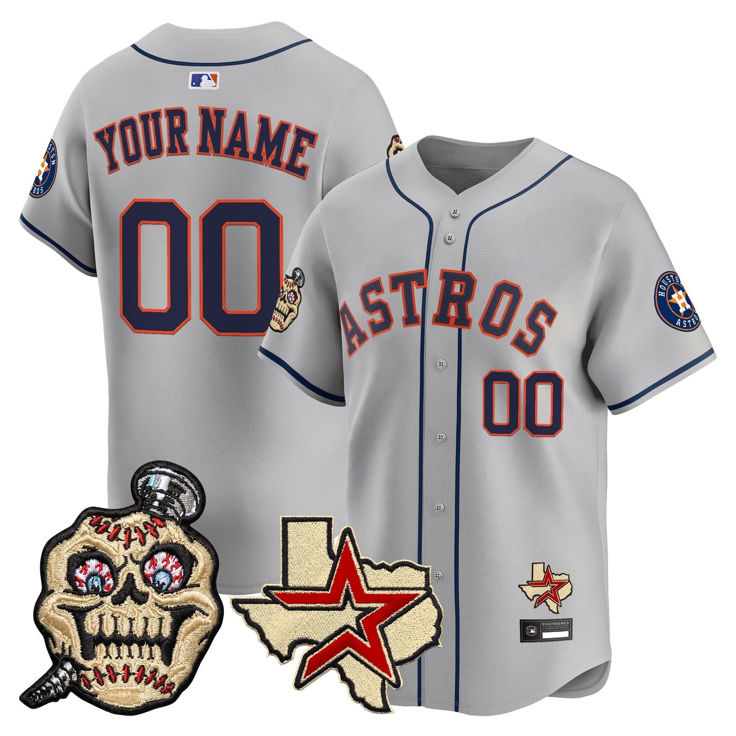 Houston Astros Screwed Up Click Vapor Premier Limited Custom Jersey - All Stitched