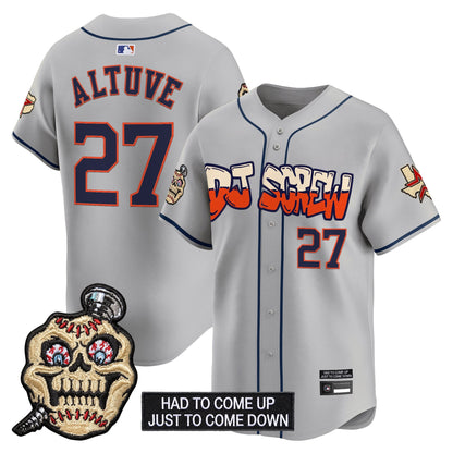 Houston Astros Screwed Up Click Vapor Premier Limited Jersey V2 - All Stitched