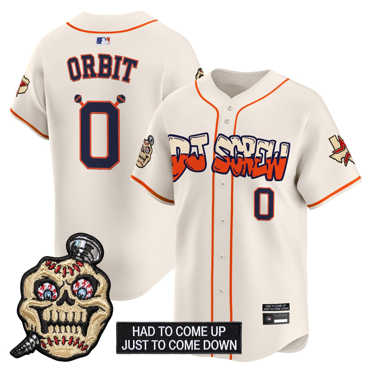 Houston Astros Screwed Up Click Vapor Premier Limited Jersey V2 - All Stitched