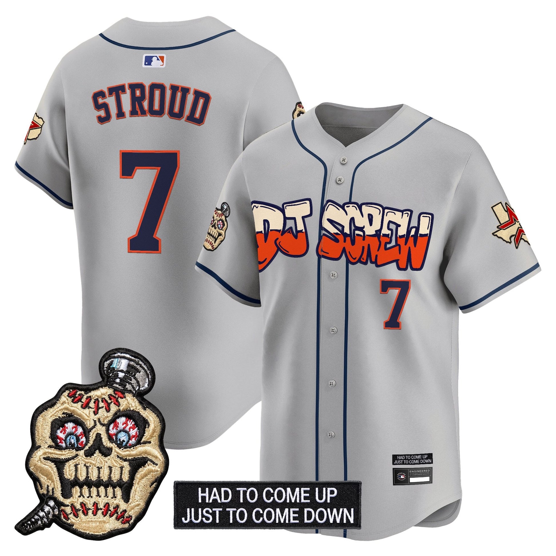 Houston Astros Screwed Up Click Vapor Premier Limited Jersey V2 - All Stitched
