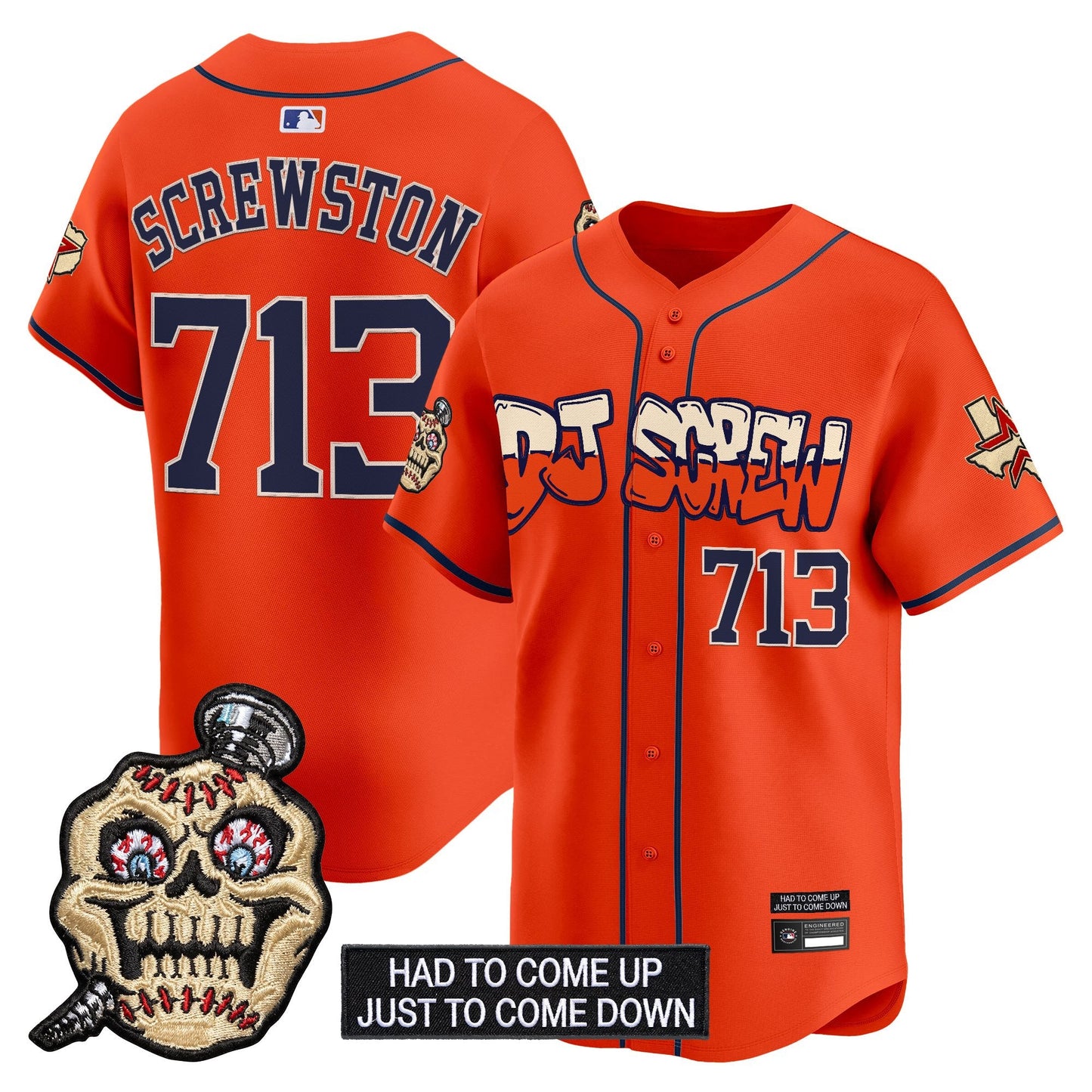 Houston Astros Screwed Up Click Vapor Premier Limited Jersey V2 - All Stitched