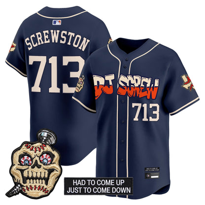 Houston Astros Screwed Up Click Vapor Premier Limited Jersey V2 - All Stitched