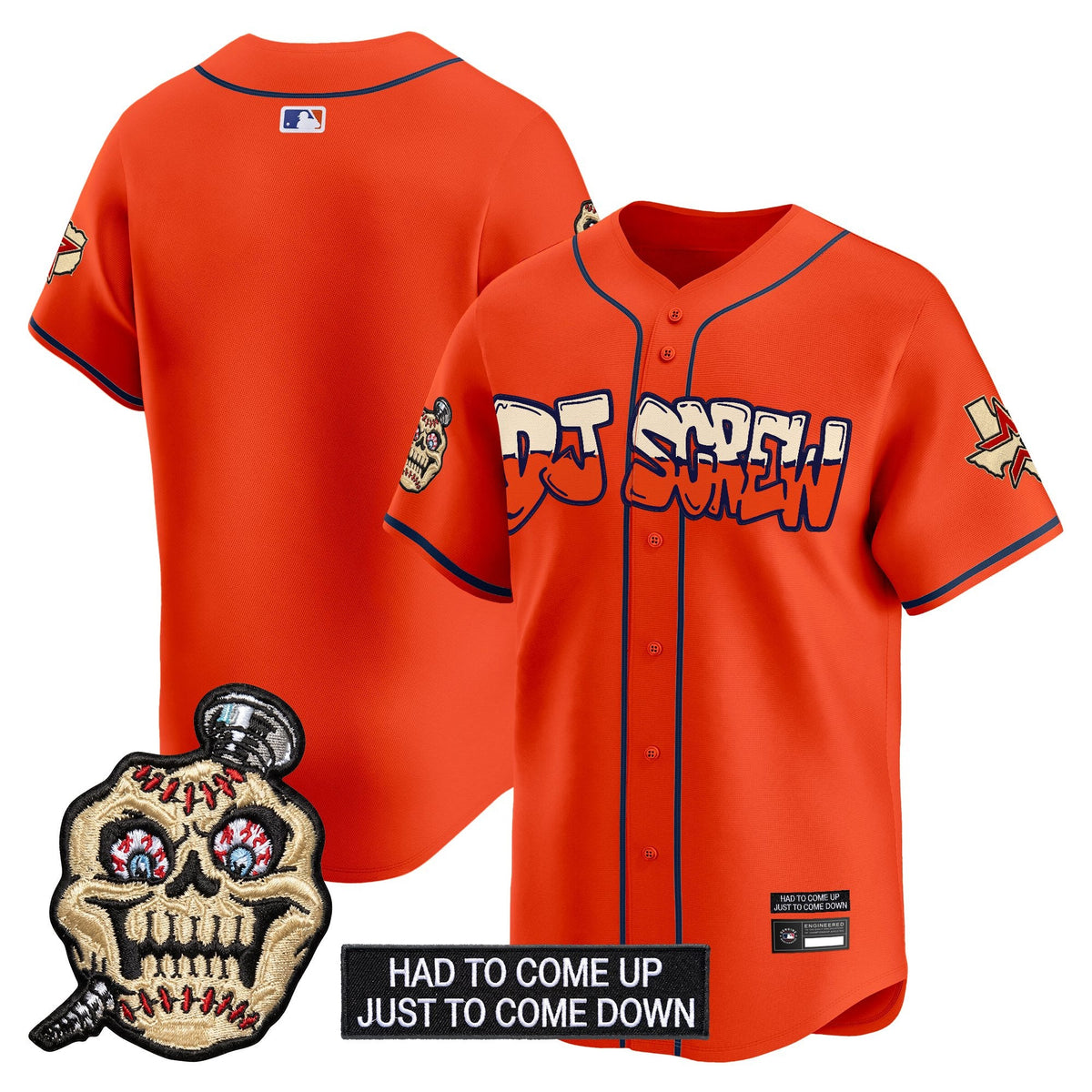 Houston Astros Screwed Up Click Vapor Premier Limited Jersey V2 - All Stitched