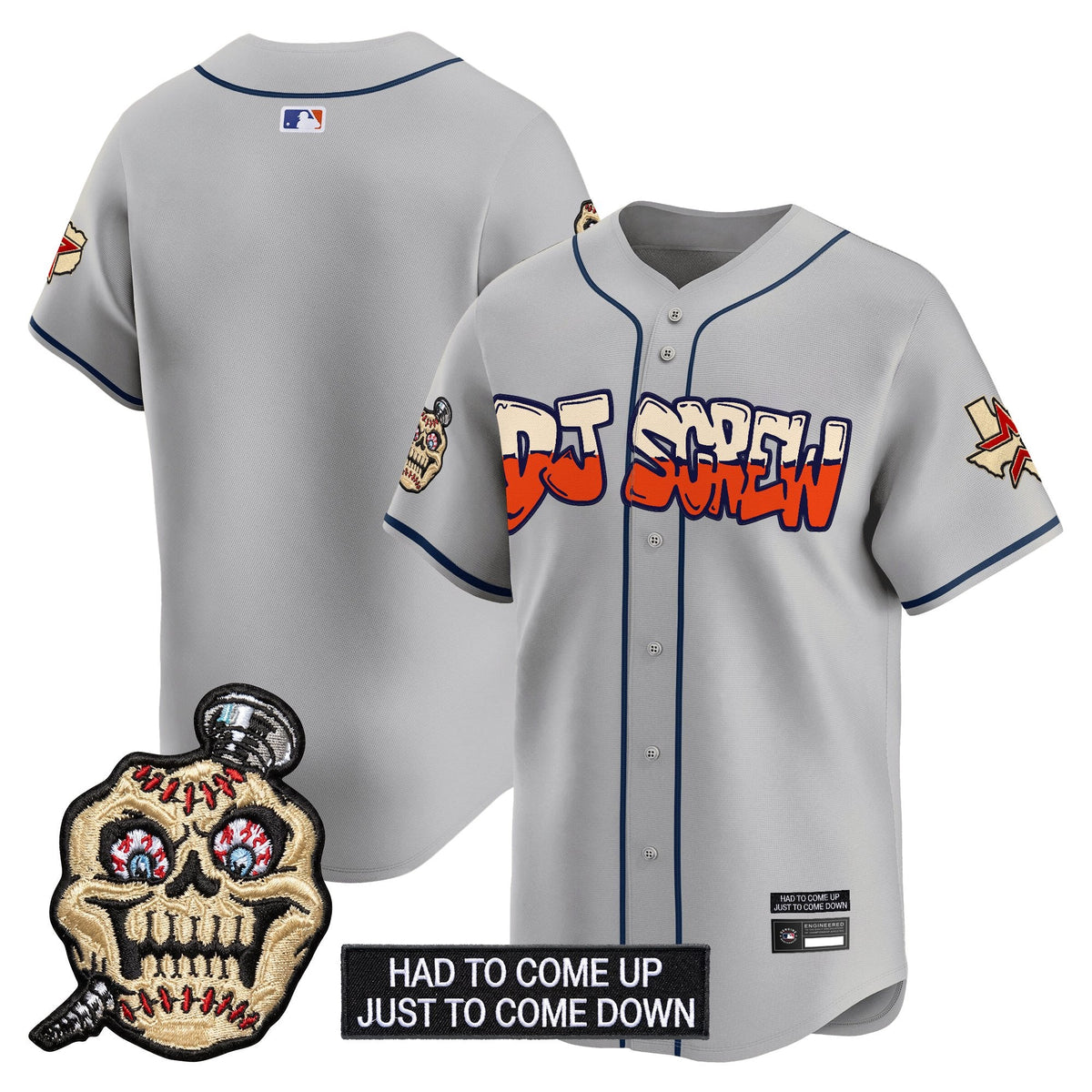 Houston Astros Screwed Up Click Vapor Premier Limited Jersey V2 - All Stitched