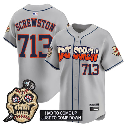 Houston Astros Screwed Up Click Vapor Premier Limited Jersey V2 - All Stitched