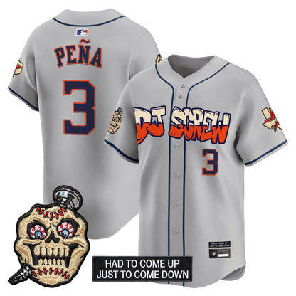 Houston Astros Screwed Up Click Vapor Premier Limited Jersey V2 - All Stitched