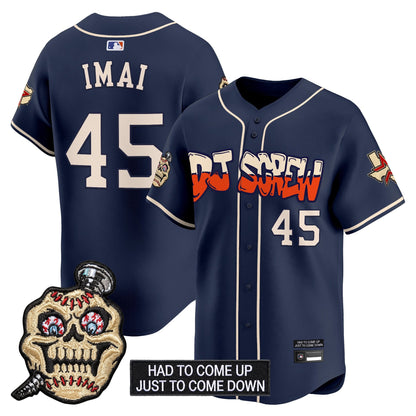 Houston Astros Screwed Up Click Vapor Premier Limited Jersey V2 - All Stitched