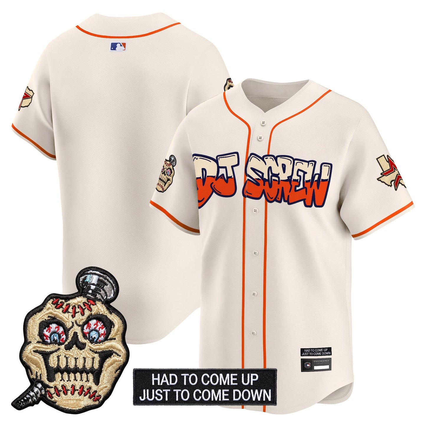 Houston Astros Screwed Up Click Vapor Premier Limited Jersey V2 - All Stitched