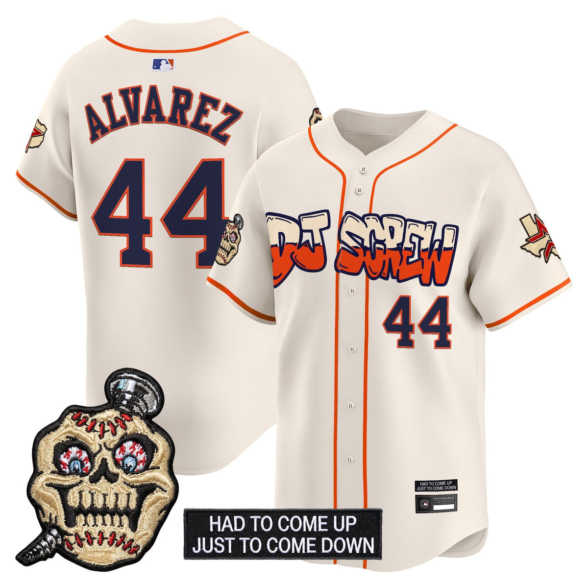 Houston Astros Screwed Up Click Vapor Premier Limited Jersey V2 - All Stitched
