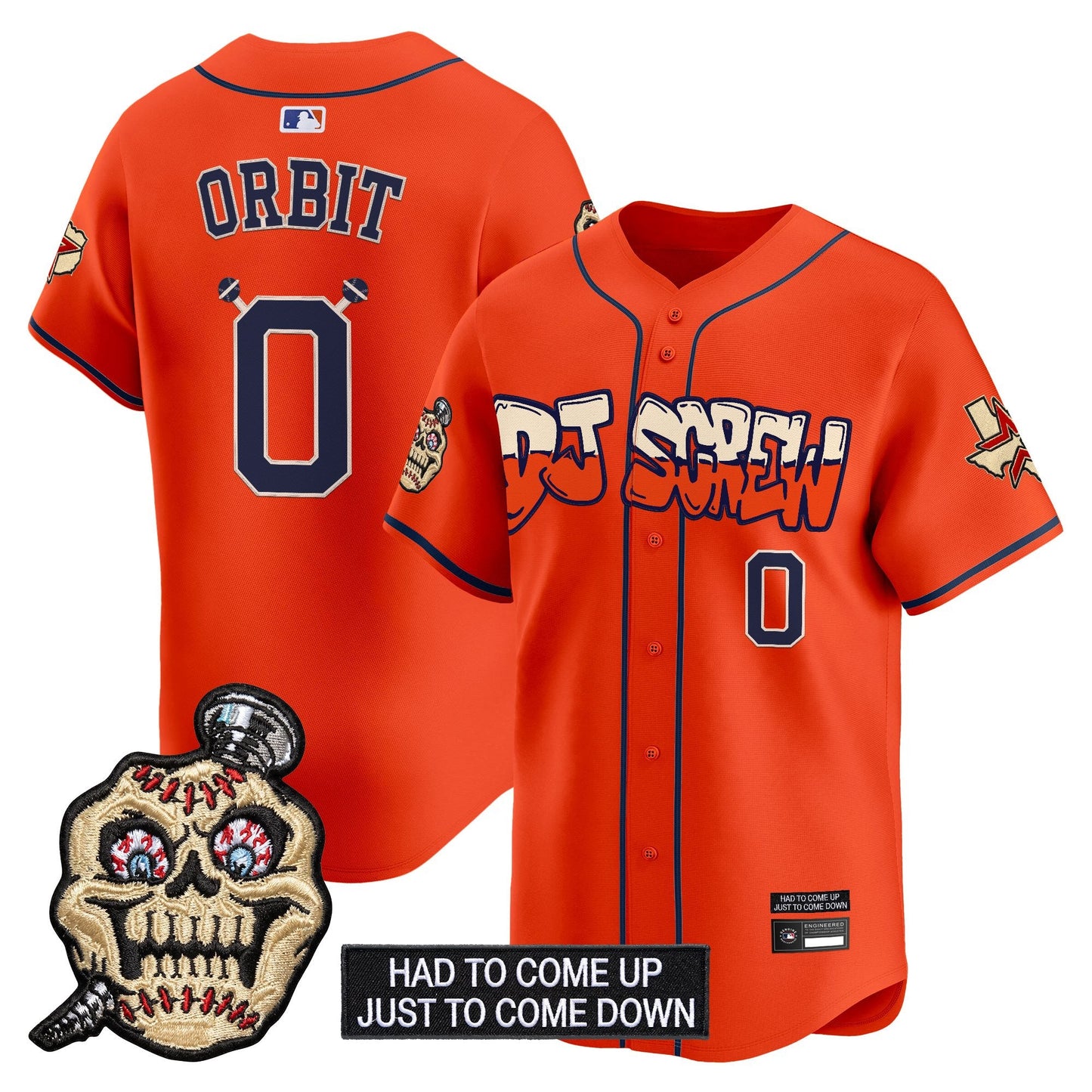 Houston Astros Screwed Up Click Vapor Premier Limited Jersey V2 - All Stitched