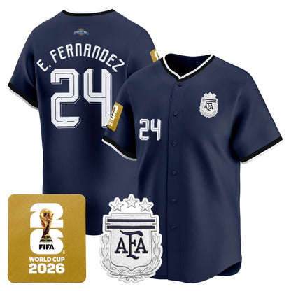  Argentina 2026 Vapor Baseball Jersey - All Stitched