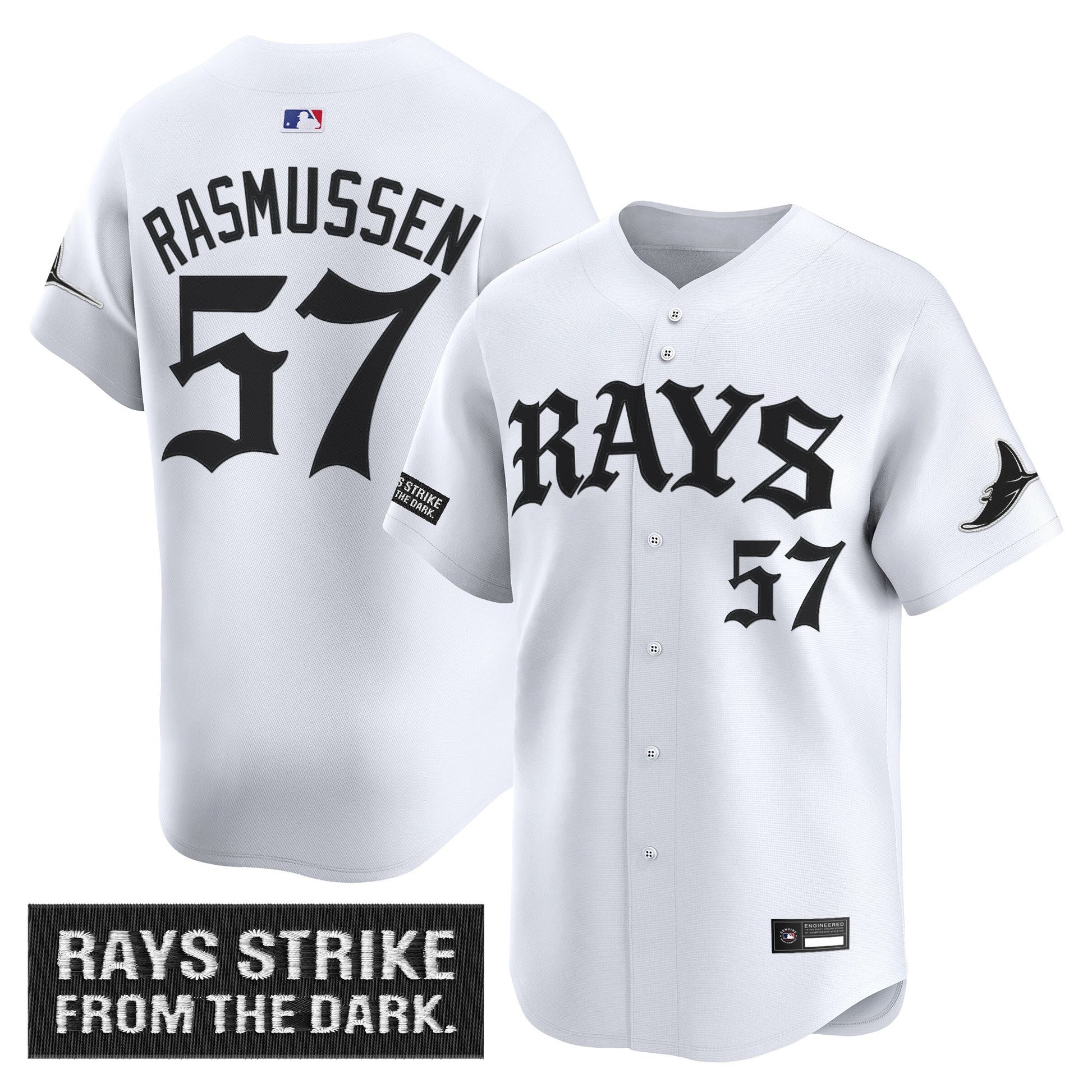 Tampa Bay Rays 'Old English Edition' Vapor Premier Limited Jersey - All Stitched