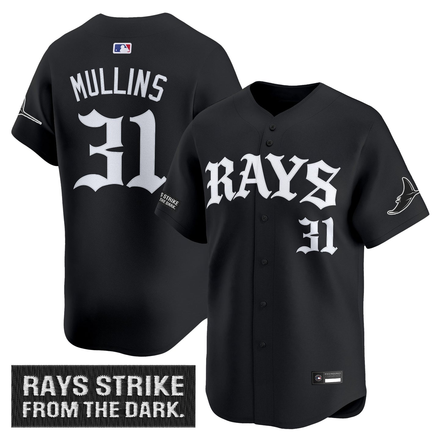 Tampa Bay Rays 'Old English Edition' Vapor Premier Limited Jersey - All Stitched