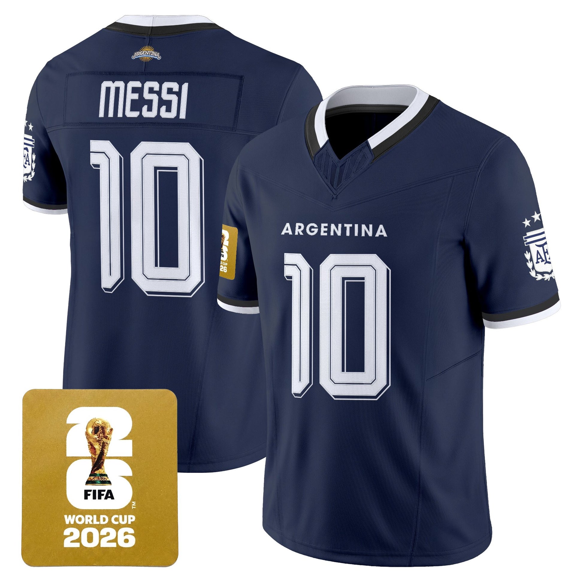  Argentina 2026 World Cup Vapor Football Jersey - All Stitched