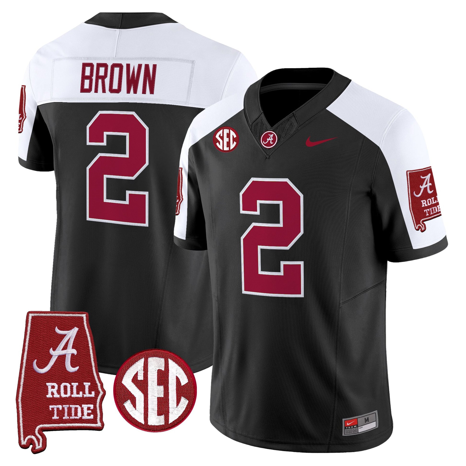 Alabama Crimson Tide 2026 Vapor Limited Jersey - Alabama Map - All Stitched